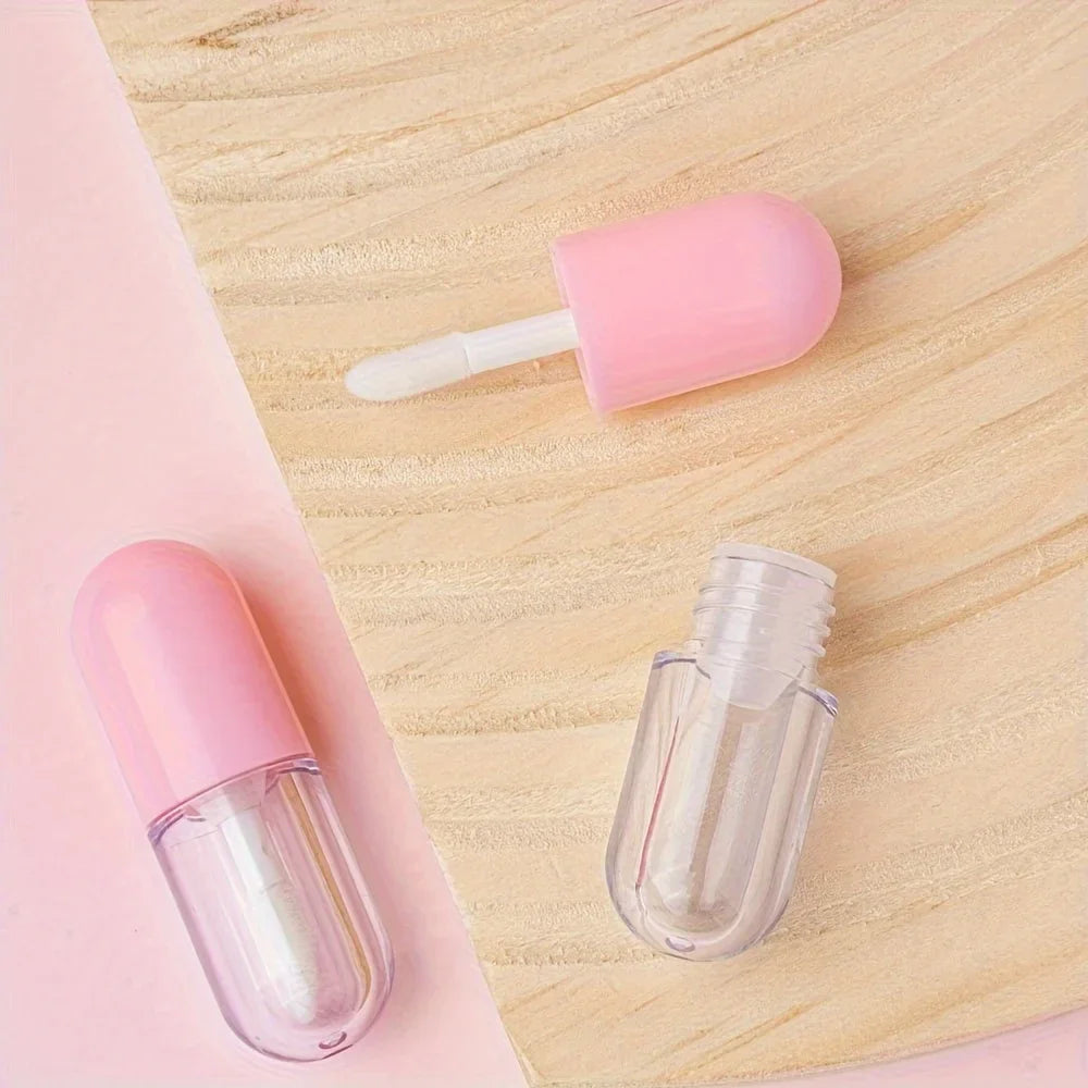 Refillable Mini Lip Gloss Tubes DIY Lipstick Containers 5/10 Pack Lip Gloss Container QXL