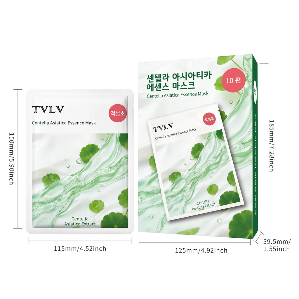 10-Pack Snow Lotus Face Masks | 5D Hydrating & Brightening Sheet Mask Hydrating Sheet Mask QXL