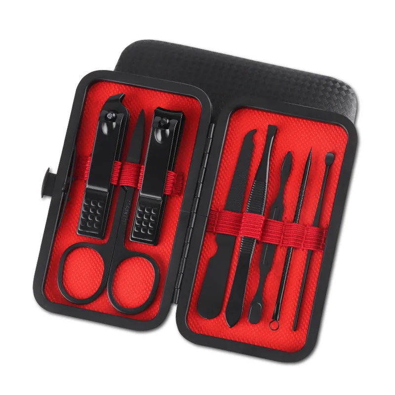 10-Pc Stainless Steel Nail Clipper Manicure & Pedicure Set Manicure Pedicure Set QXL