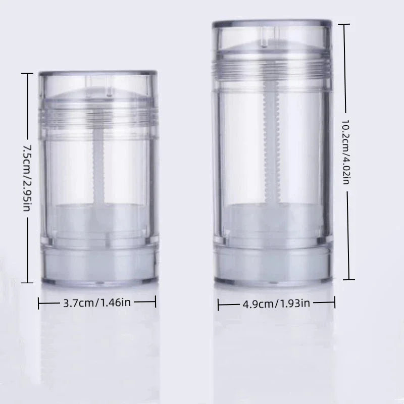Refillable Twist-Up Balm Tube 40/75g | DIY Deodorant Stick Refillable Balm Tube QXL