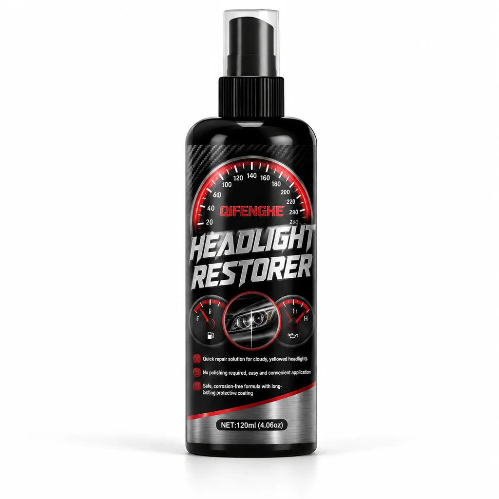 Headlight Restoration Spray – Clears Oxidized Foggy Lenses Headlight Restoration Spray QXL 100ml 1