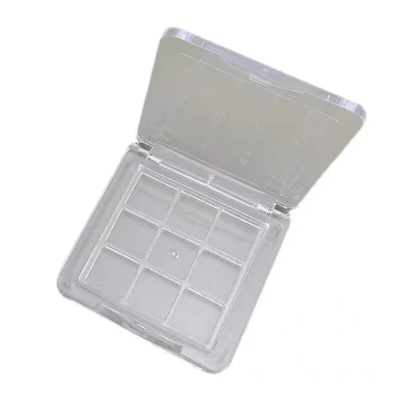 9-Grid Empty Eyeshadow Palette Case | DIY Makeup Storage Eyeshadow Palette Case QXL