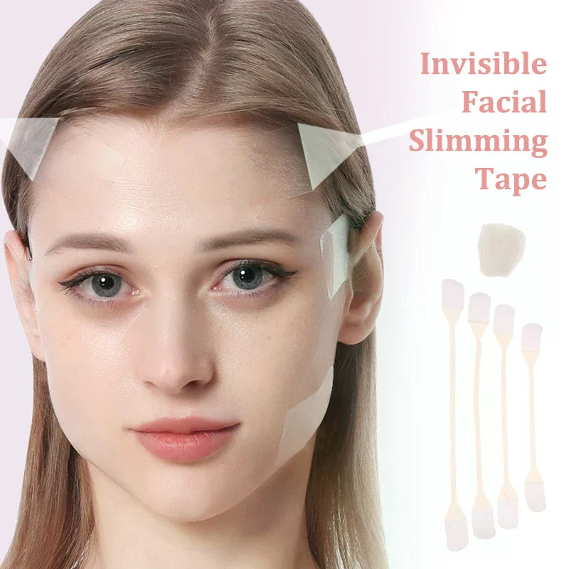 Invisible Face Lift Tape – Neck & Eye Tightening Patches Face Lifting Tape QXL
