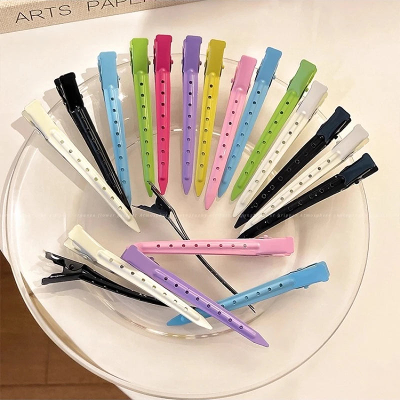 No-Crease Metal Hair Clips | Salon Curl Pin Set with Bag Hair Styling Clips QXL