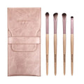 3-Piece Eyeshadow Blending Brush Set | Soft Synthetic Fiber Eyeshadow Brush Set QXL 4 Small Grape Eye