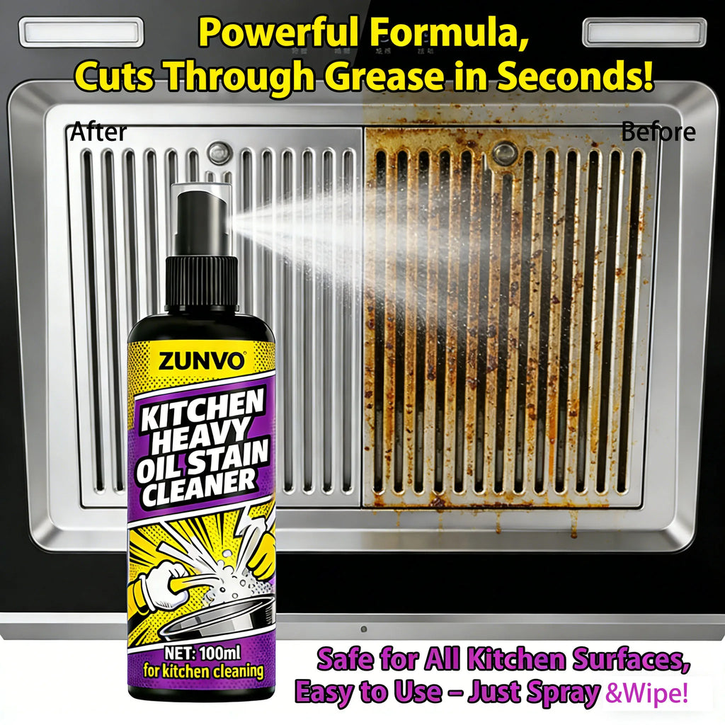 Kitchen Heavy-Duty Degreaser Spray | Cuts Grease & Grime Fast Kitchen Degreaser Spray QXL