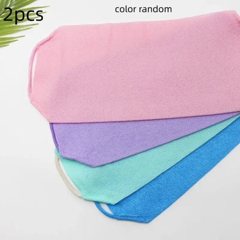 2-Pack African Bath Net Body Scrubber | Exfoliating Nylon Set Bath Scrubber Net QXL Random