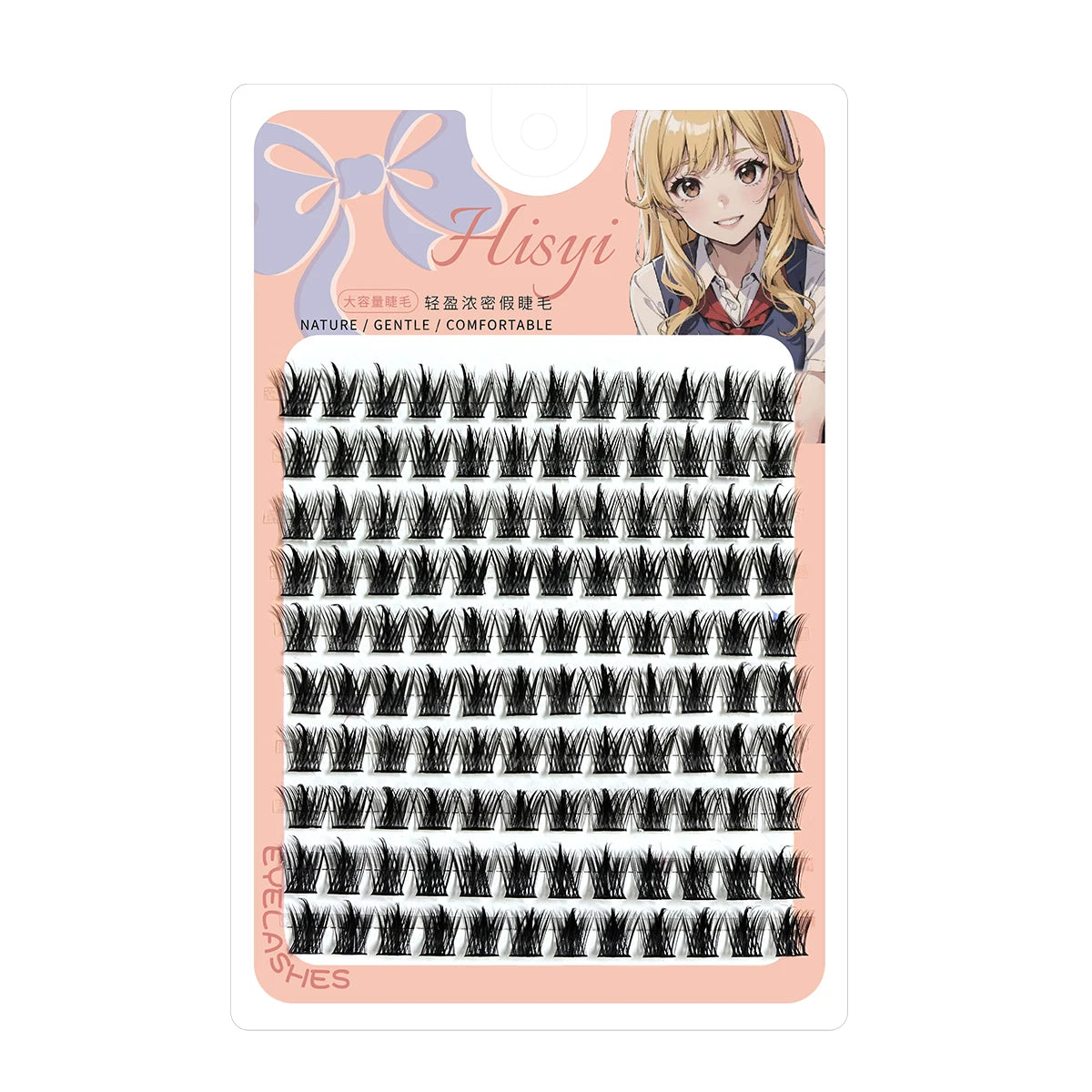 Individual Cluster False Lashes | Natural DIY Lash Extensions Individual Cluster Lashes QXL 3901-ten rows