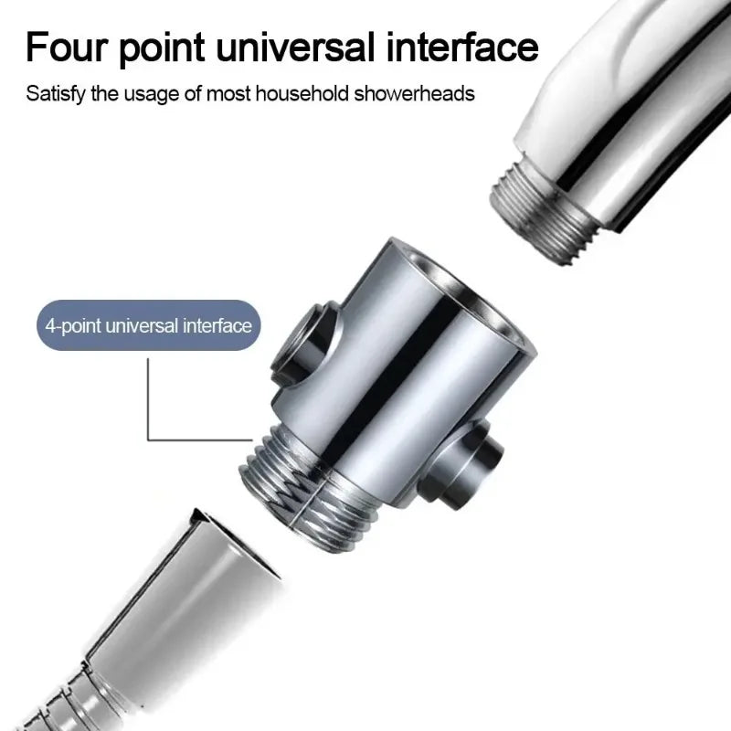Shower Arm Diverter | One-Button Water Flow Shut-Off Switch Shower Diverter Valve QXL