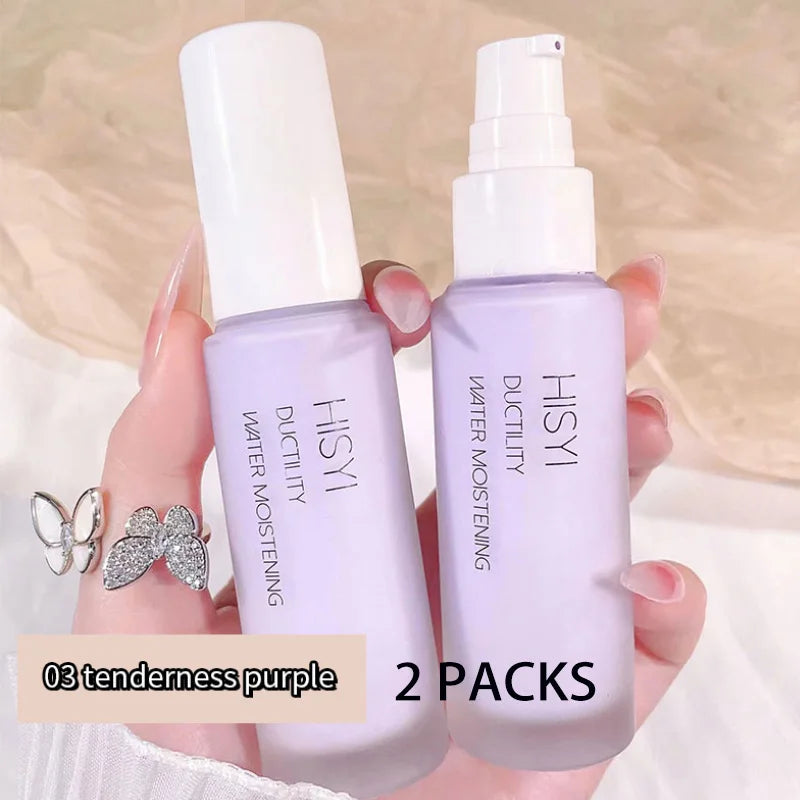 Silky Clear Makeup Primer Cream | Brightening Long-Lasting Makeup Primer QXL 2 packs
