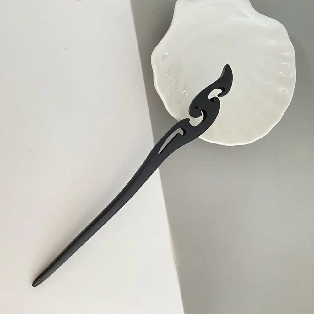 Handmade Carved Wooden Hair Stick | Chinese Chopstick Hairpin Wooden Hair Stick QXL 9