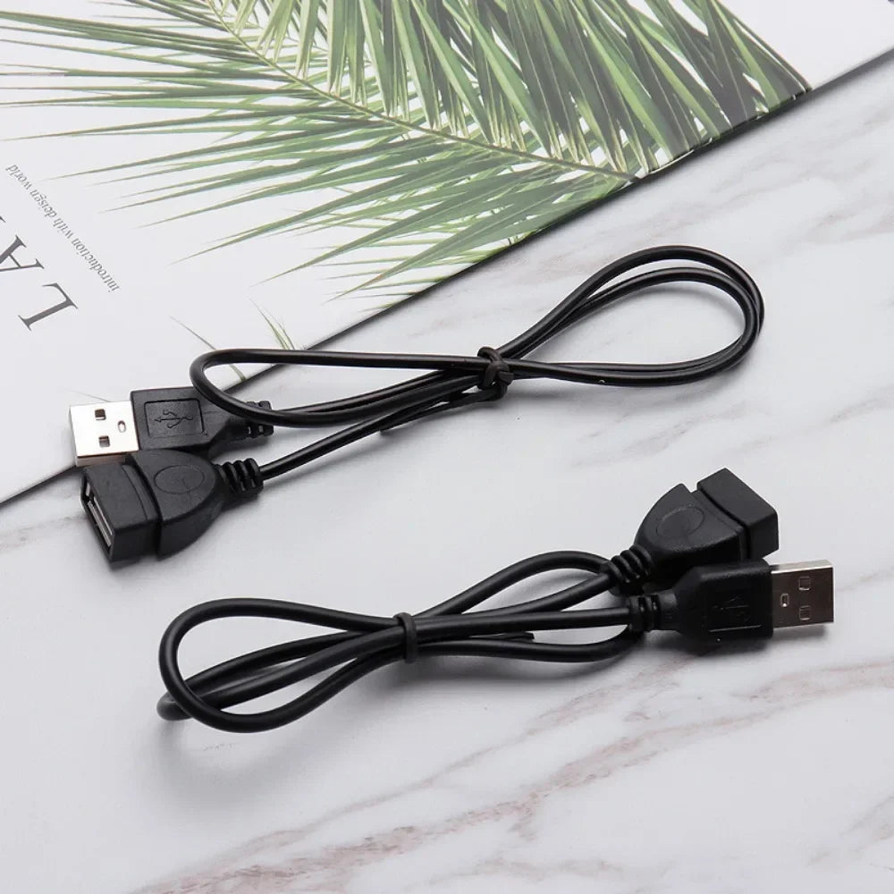 USB 2.0 Extension Cable A Male to A Female – 1m & 1.5m Black USB Extension Cable QXL