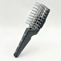 Foldable Vented Detangling Hair Brush | Hollow Quick-Dry Comb Detangling Hair Brush QXL Gray green