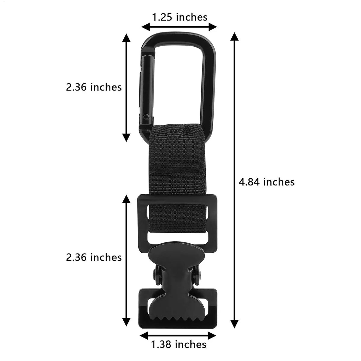 Heavy-Duty Serrated Work Glove Clip & Belt Hanger Holder Glove Clip Holder QXL