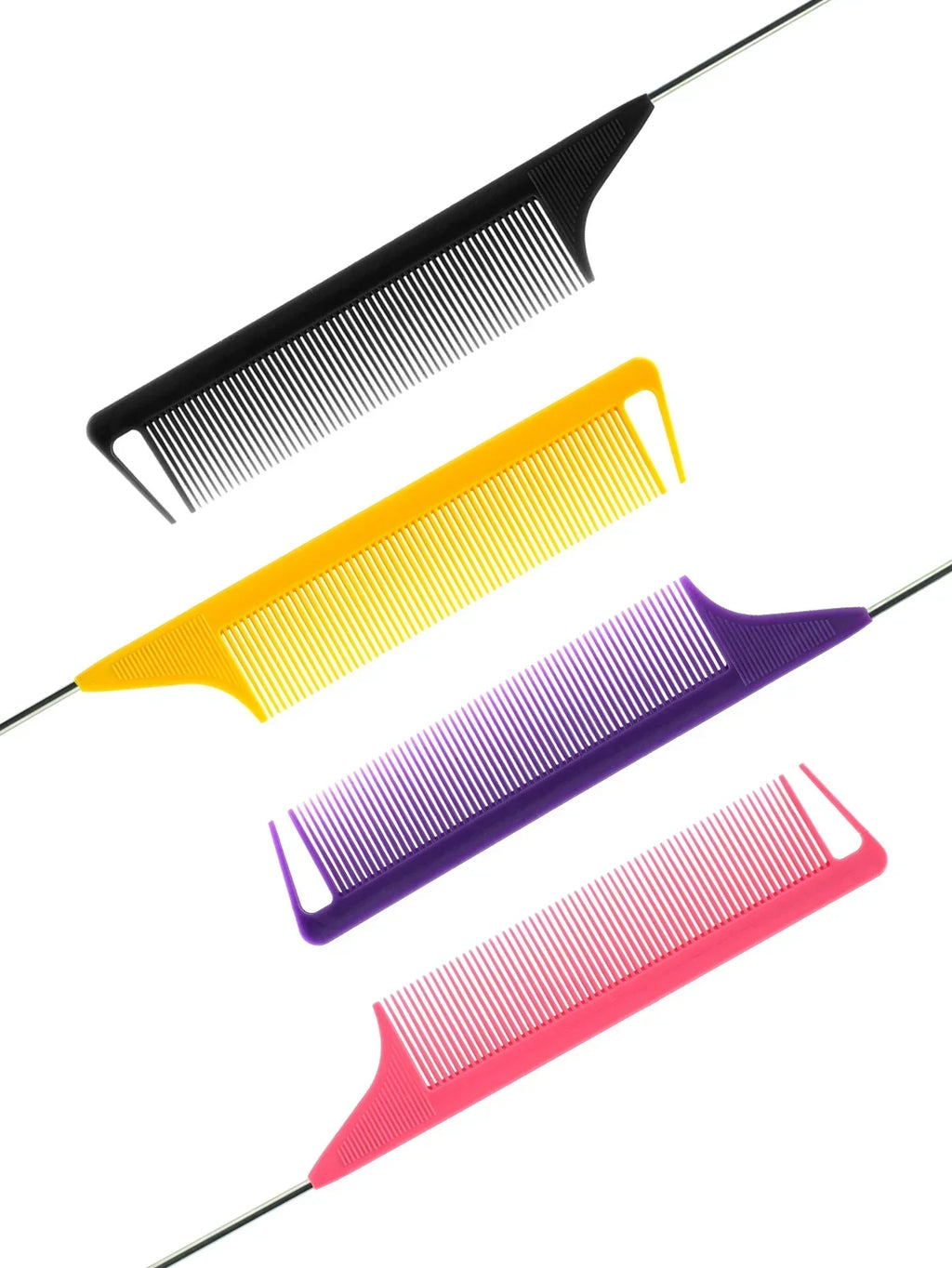 Anti-Static Rat Tail Comb | Steel Pin Pointed Salon Styling Rat Tail Comb QXL
