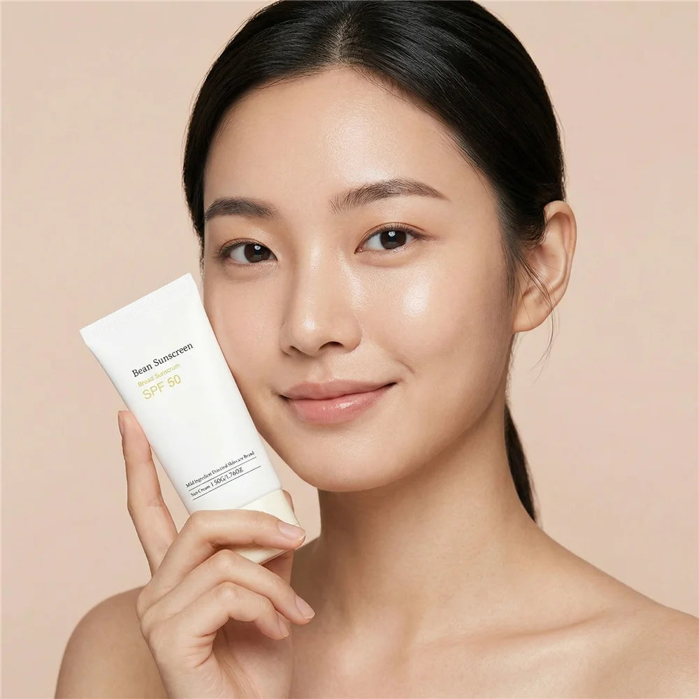 Soybean Moisturizing Face Cream | Daily Lightweight Skin Primer Face Moisturizer Cream QXL