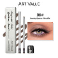 ART VALUE Pearlescent Eyeshadow Stick | Glitter Shimmer Liner Pen Eyeshadow Liner Stick QXL 08