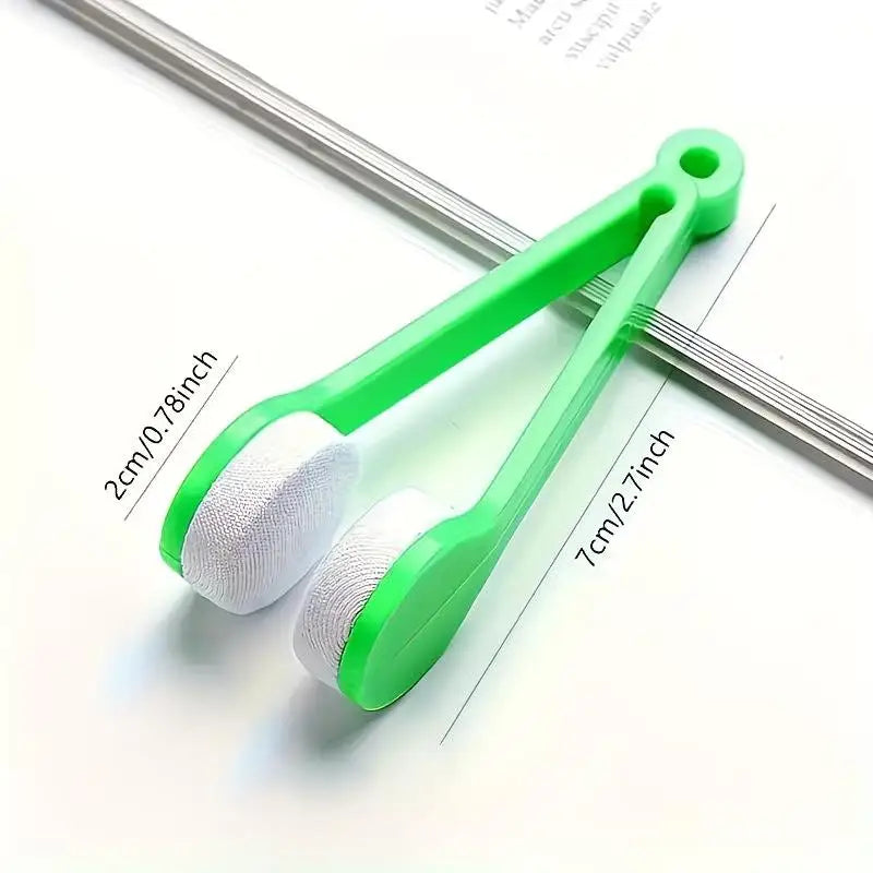 6-Pack Microfiber Eyeglass Cleaning Brush Set with Keychain Eyeglass Cleaning Brush QXL