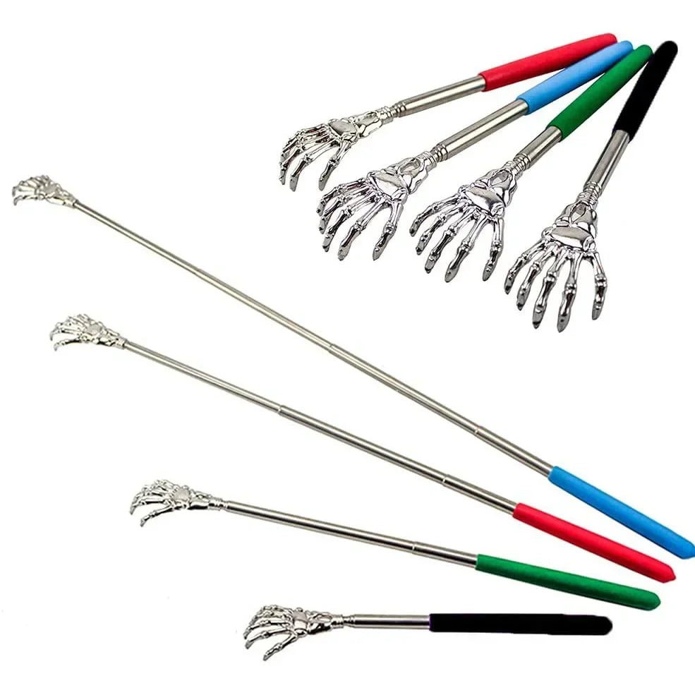 Telescopic Stainless Steel Back Scratcher – Extends to 23" Back Scratcher QXL