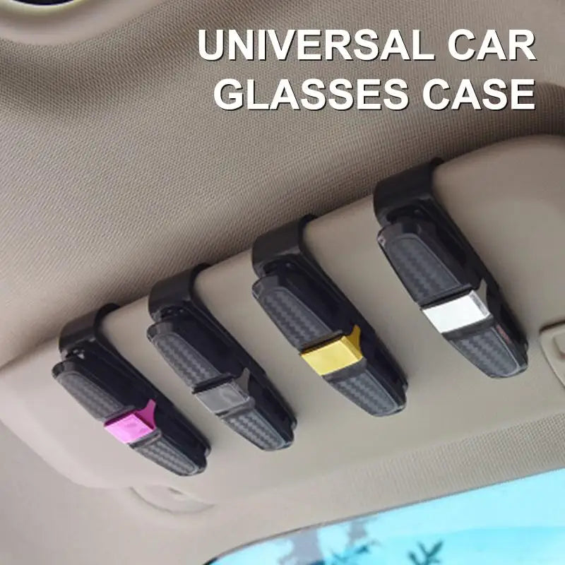 Car Sun Visor Sunglasses Holder Clip | Crystal Rhinestone Bracket Car Visor Organizer QXL