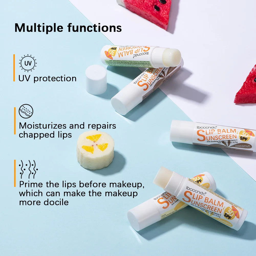 ibcccndc SPF 30 Sunscreen Lip Balm | UV Protection & Moisture Sunscreen Lip Balm QXL