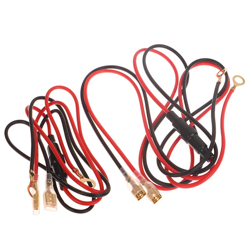 USB Charger Socket Wire Harness 10A Fuse | Car ATV Motorcycle Vehicle USB Charger QXL