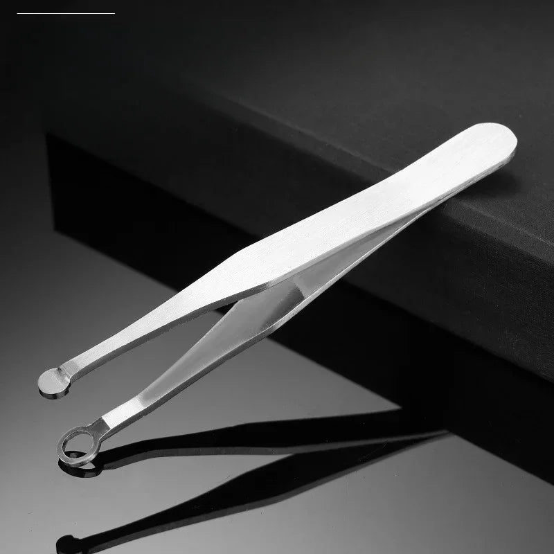 Stainless Steel Round Loop Nose Hair Trimmer | Press-Type Nose Hair Trimmer QXL