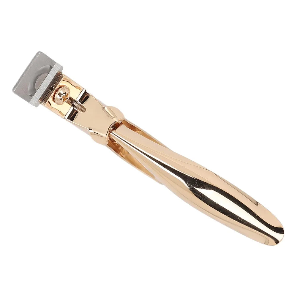 Gold Stainless Steel Nail Tip Cutter | U-Shape Fake Nail Trimmer Nail Tip Cutter QXL