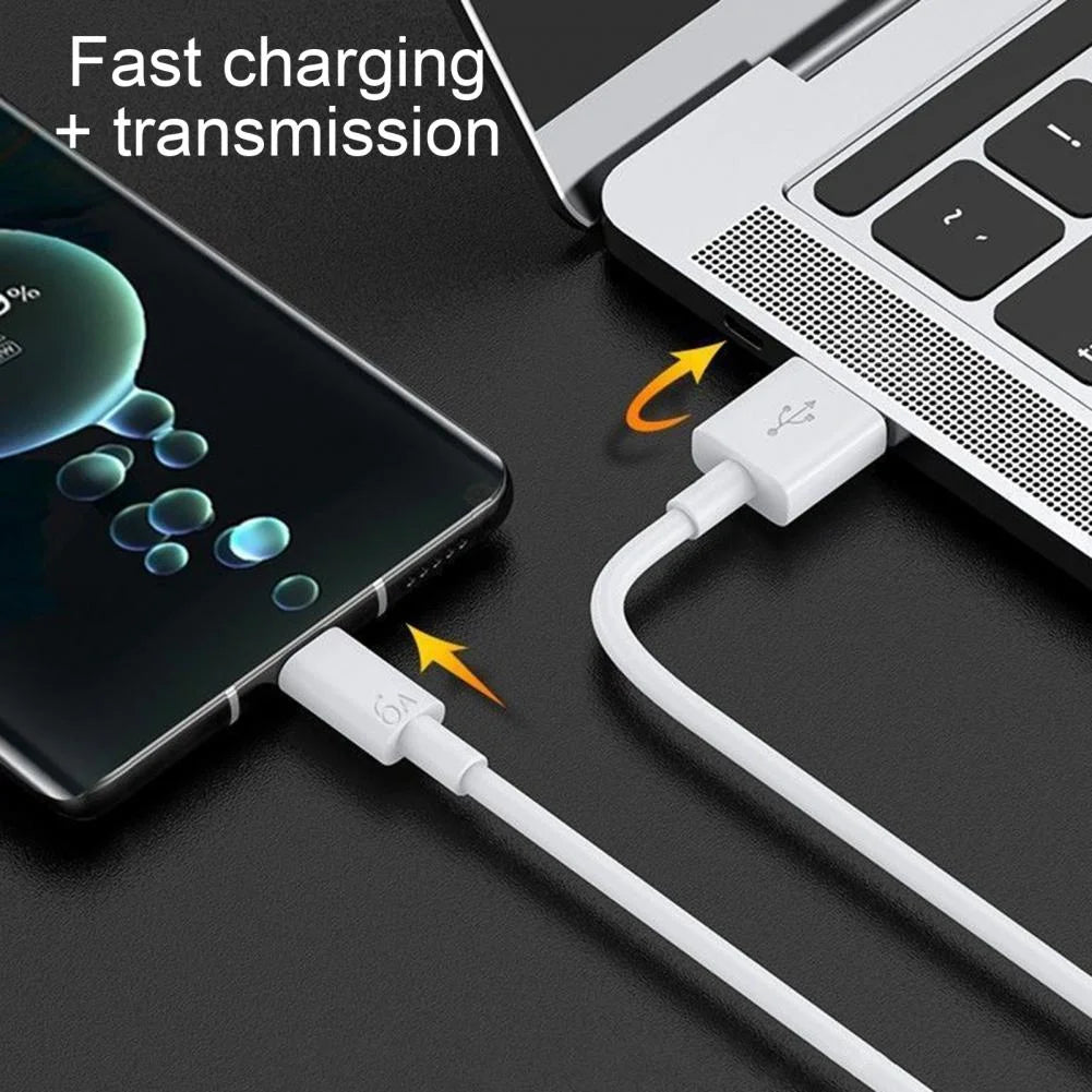 6A USB-C Cable 66W Fast Charging Cord | Android Compatible USB-C Charging Cable QXL