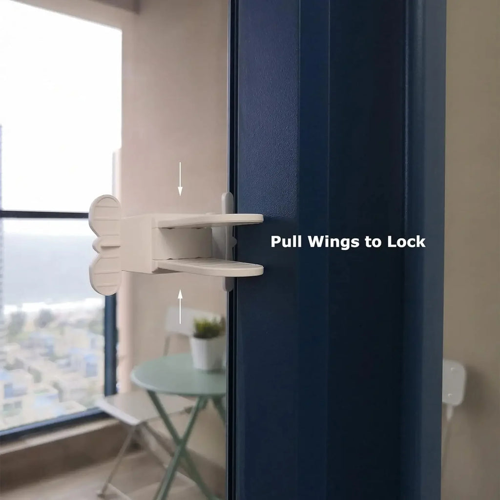Baby Safety Window & Sliding Door Lock – 1/3-Pack Stopper Baby Safety Lock QXL