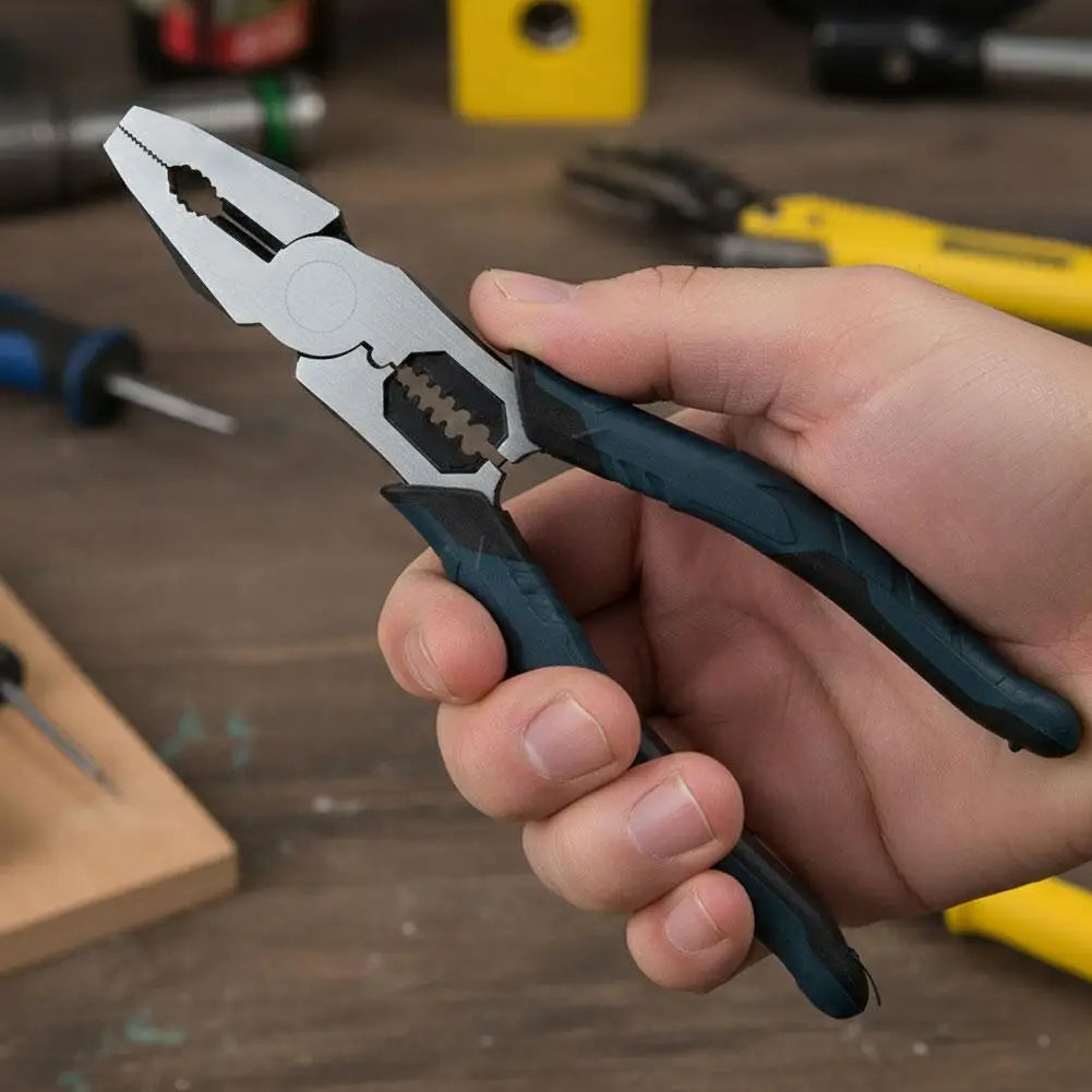 9-in-1 Multi-Function Cutting Pliers | Wire Stripper & Crimper Multi-Function Pliers QXL