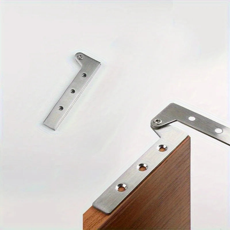 5-Pack Stainless Steel Hidden Cabinet Door Hinges | Home DIY Cabinet Door Hinge QXL