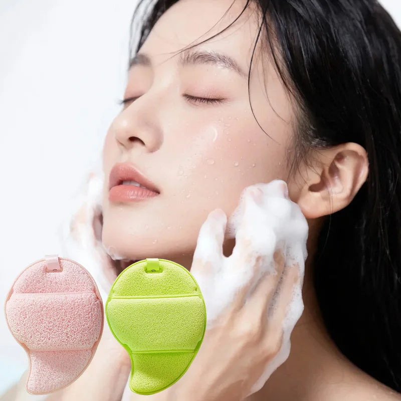 Gecomo Mango Face Wash Glove Sponge | Deep Cleansing Puff Face Cleansing Sponge QXL