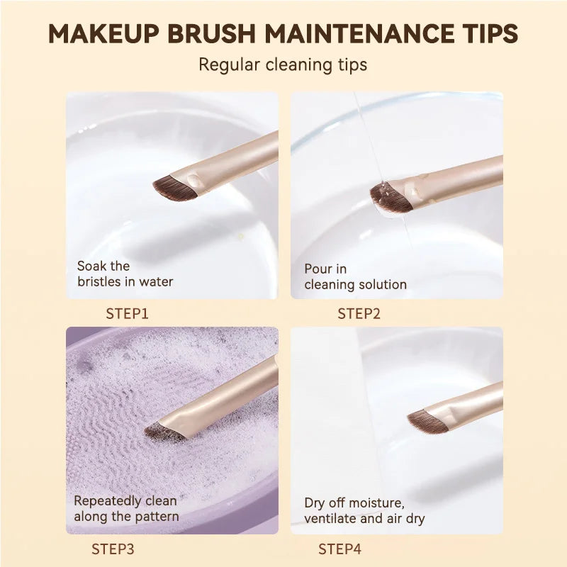 GECOMO 8-Piece Eye Makeup Brush Set | Detail & Shading Eye Makeup Brush Set QXL