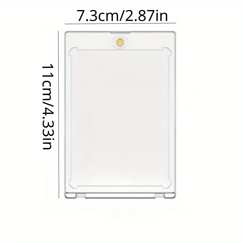 100 PT Magnetic Acrylic Trading Card Holder & Protector Case Trading Card Holder QXL 1pc