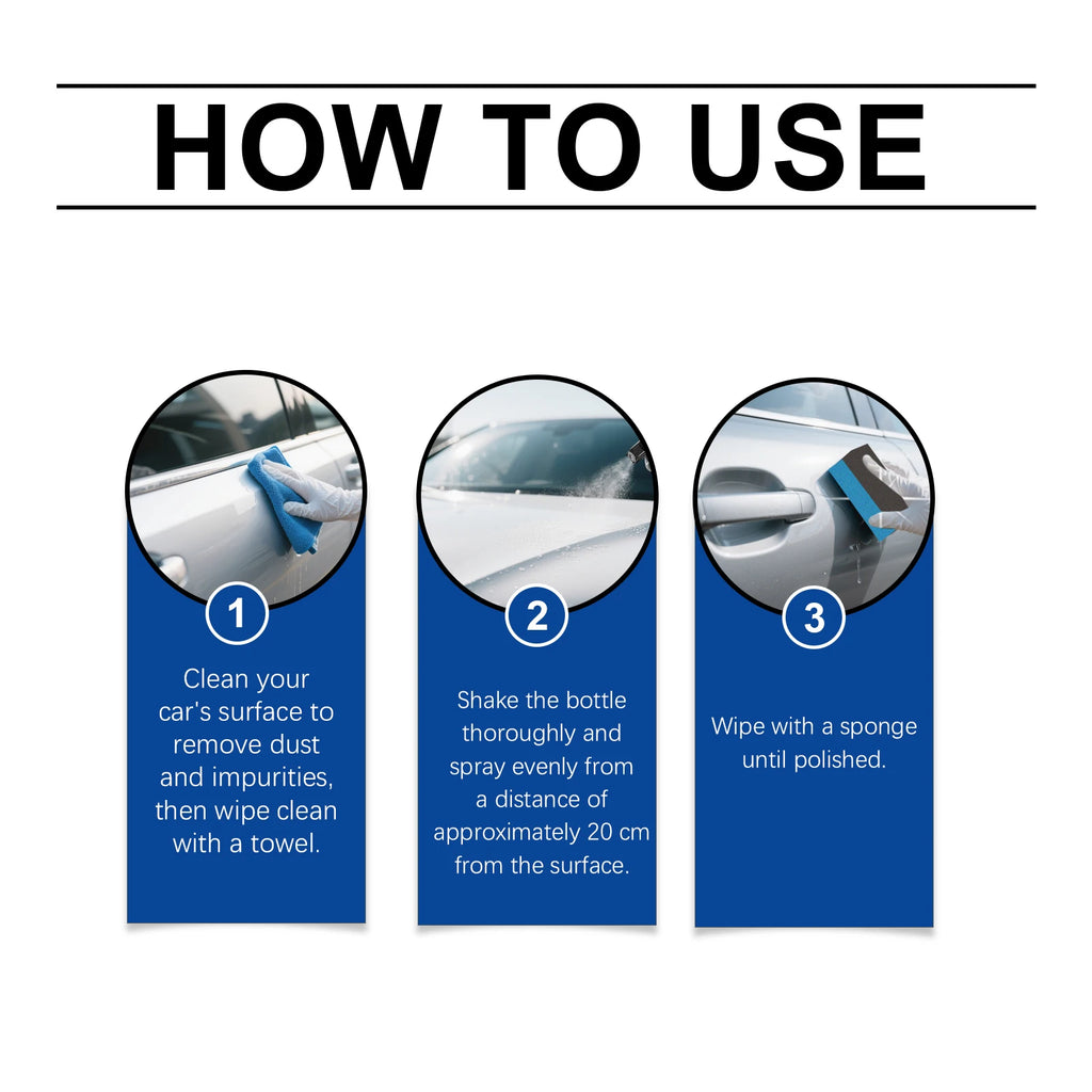 Ceramic Nano Car Coating Spray | Paint Gloss & Protection Car Ceramic Coating QXL