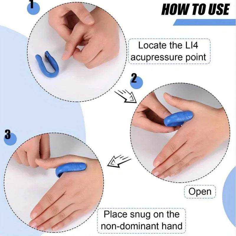 Acupoint Thumb Massage Clip | Meridian Pressure Point Tool Acupressure Massage Clip QXL