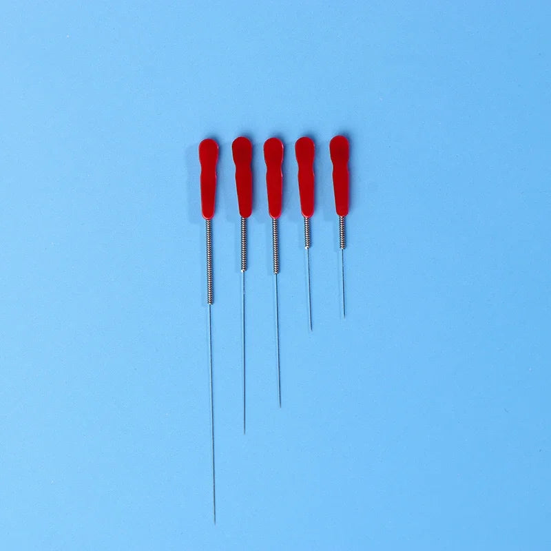 100-Pack Sterile Disposable Acupuncture Needles + Guide Tubes Acupuncture Needles QXL
