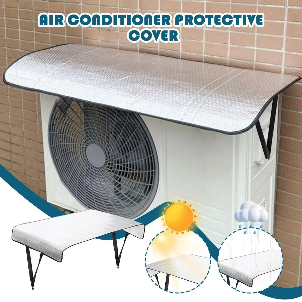 Outdoor AC Unit Cover | Waterproof Dustproof Sun Shield AC Unit Cover QXL