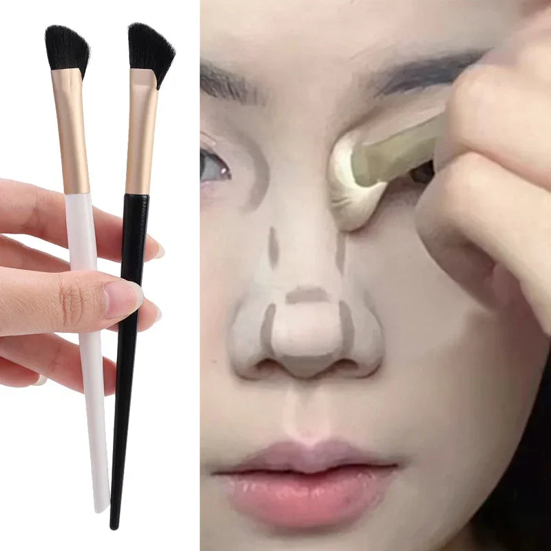 Angled Nose Contour Sculpting Makeup Brush | Blending Tool Contour Makeup Brush QXL