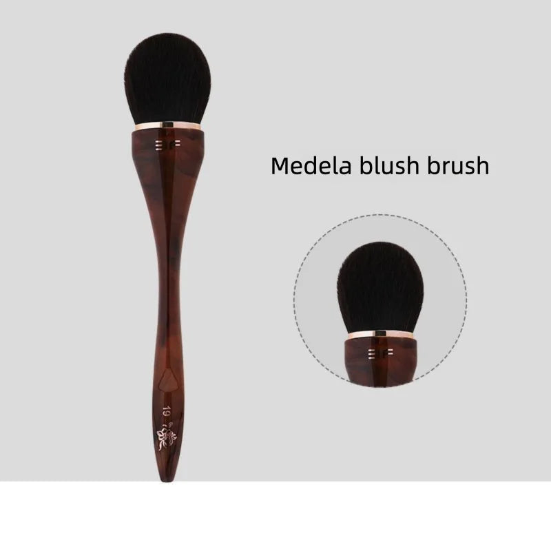 Soft Bristle Blush & Contour Makeup Brush | Synthetic Fiber Blush Contour Brush QXL Medela Blush Brush