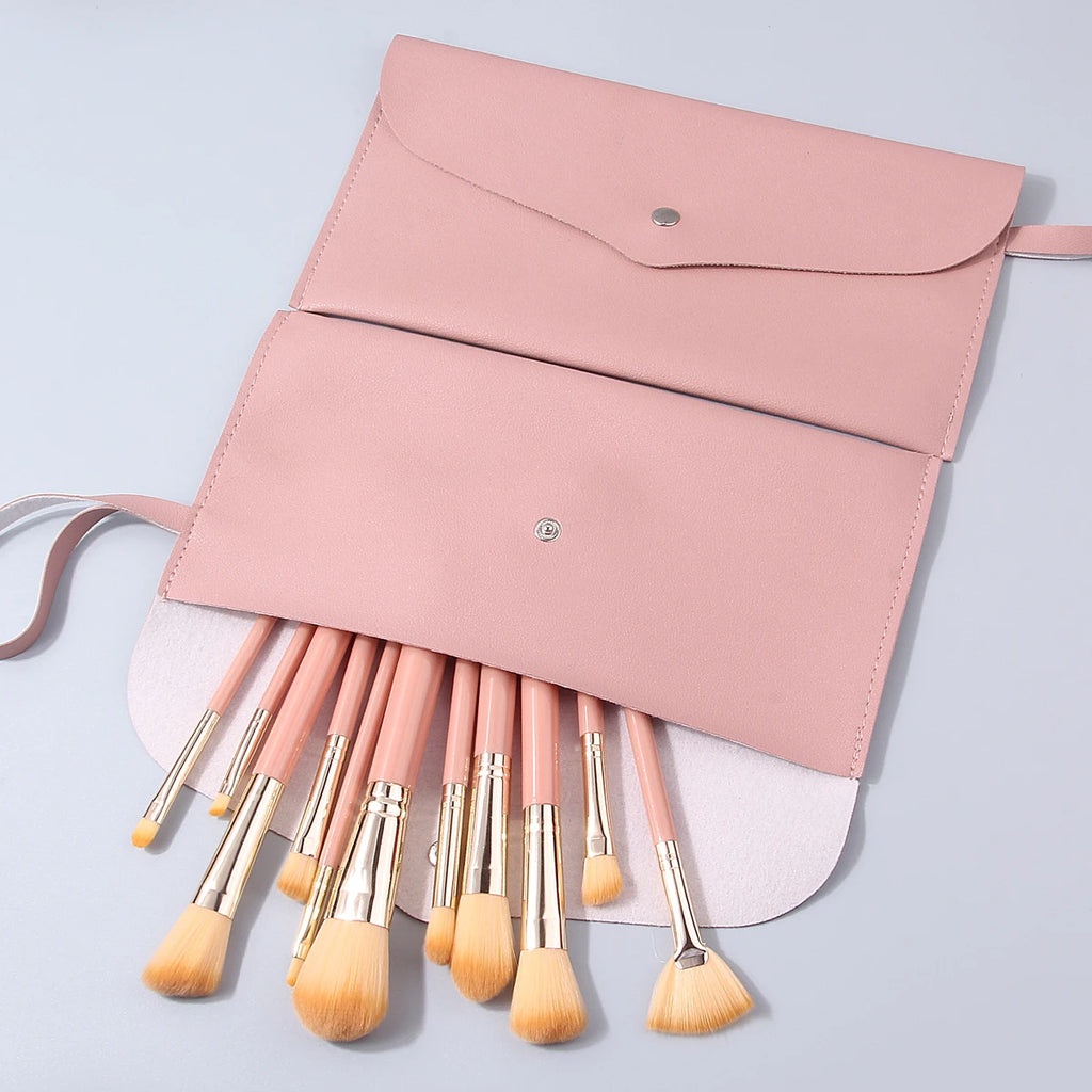 Portable Makeup Brush Storage Bag | Large-Capacity Organizer Makeup Brush Bag QXL