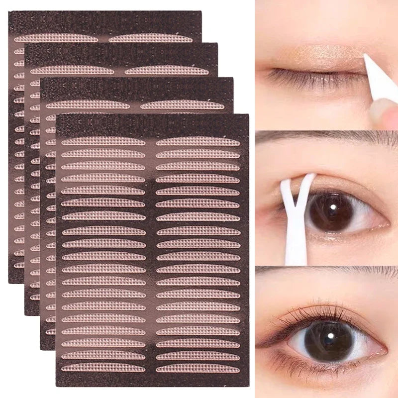 40-Pc Invisible Double Eyelid Tape | Clear & Beige Stickers Eyelid Tape Stickers QXL