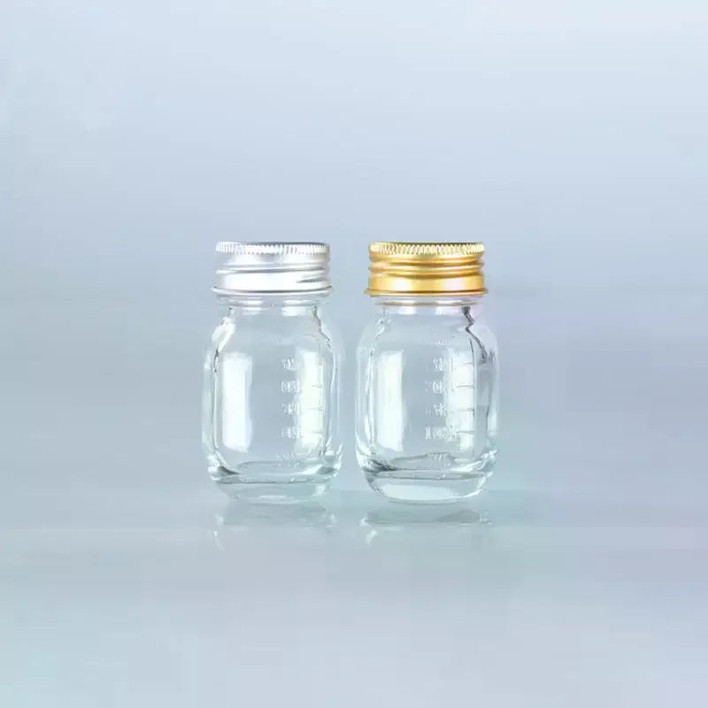 30ml Refillable Glass Bottle with Leak-Proof Lid | Multi-Use Refillable Glass Bottle QXL
