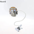360° Rotating Clip-On Lash Extension Convex Mirror | Magnifying Lash Extension Mirror QXL round