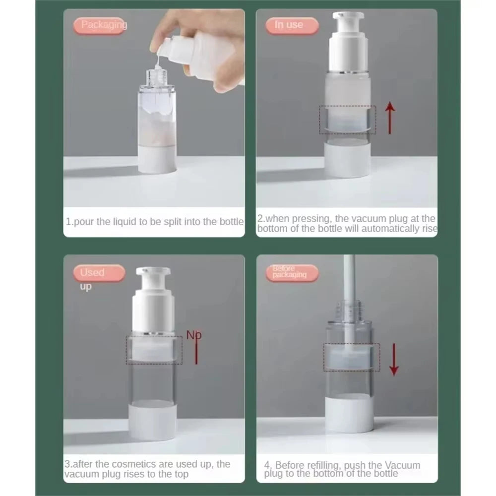 Refillable Travel Bottles – Pump, Spray & Cream Containers Set Refillable Travel Bottles QXL
