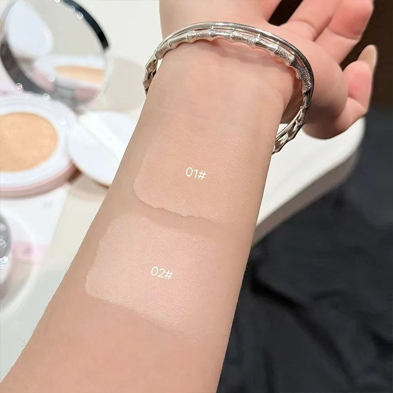 QIBEST Air Cushion Foundation Cream – Moisturizing Concealer Air Cushion Foundation QXL