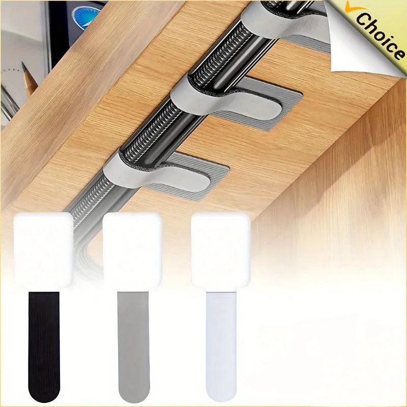 Reusable Self-Adhesive Cable Ties & Cord Organizer Straps Cable Organizer Straps QXL