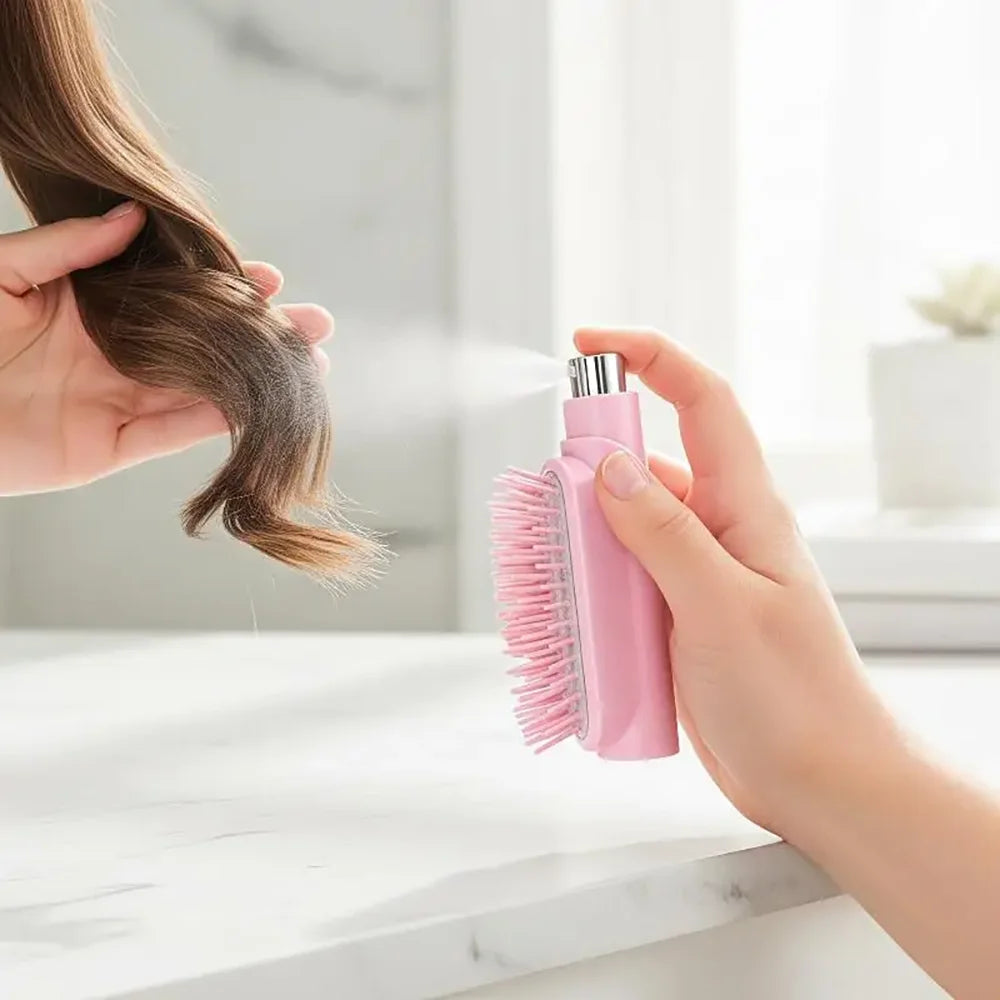 2-in-1 Hair Spray Comb | Oil Mist, Scalp Massage Tool Hair Spray Comb QXL