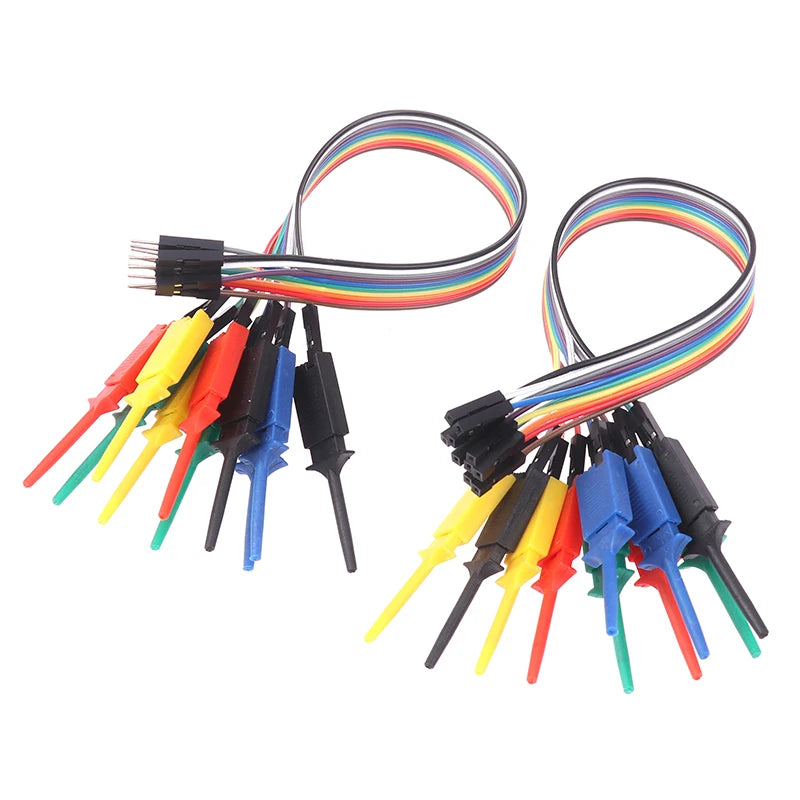 20cm Logic Analyzer Test Hook Clip Probe Cable Kit | IC Chips Logic Analyzer Probe QXL